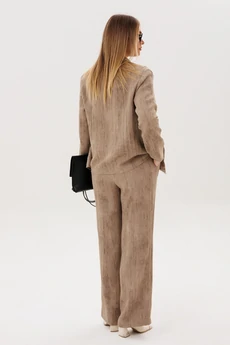 Костюм брючный 5316 бежевый FantaziaMod