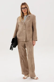 Костюм брючный 5316 бежевый FantaziaMod