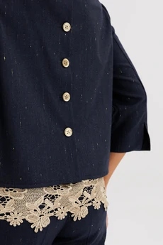 Костюм брючный 5318 синий FantaziaMod