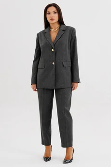 Костюм брючный 5320 серый FantaziaMod