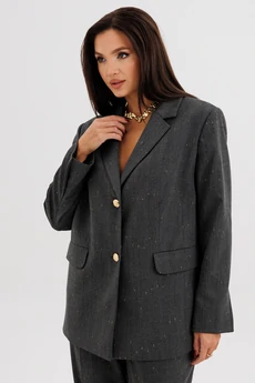 Костюм брючный 5320 серый FantaziaMod