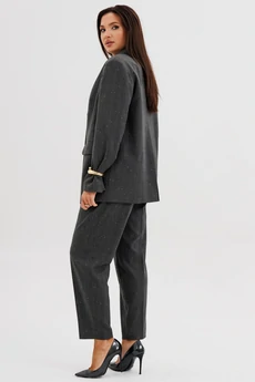 Костюм брючный 5320 серый FantaziaMod