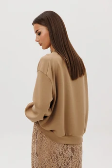 Костюм с юбкой 5324 песочный FantaziaMod