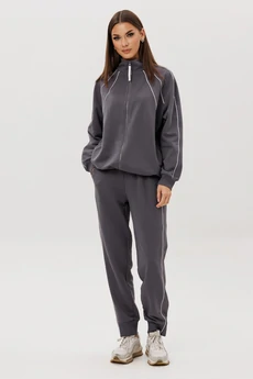 Спортивный костюм 5328 серый FantaziaMod