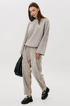 Костюм брючный 5356 беж FantaziaMod