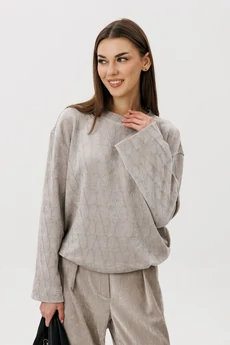 Костюм брючный 5356 беж FantaziaMod