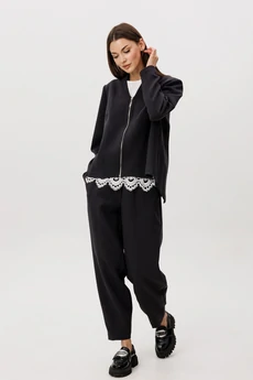 Костюм брючный 5366 темный графит FantaziaMod