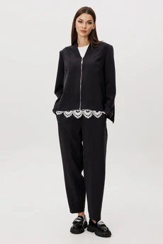 Костюм брючный 5366 темный графит FantaziaMod