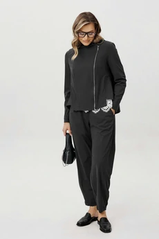 Костюм брючный 5370 черный FantaziaMod