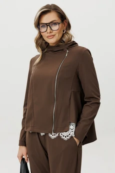 Костюм брючный 5370 шоколад FantaziaMod