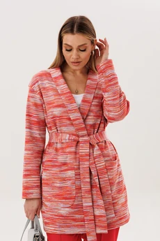 Костюм брючный 5394 красный штрипки FantaziaMod