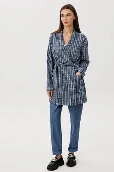 Костюм брючный 5394 синий FantaziaMod