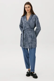 Костюм брючный 5394 синий FantaziaMod