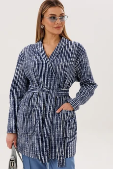 Костюм брючный 5394 синий FantaziaMod