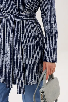 Костюм брючный 5394 синий FantaziaMod