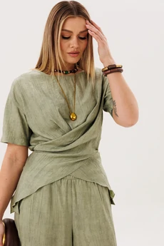 Костюм брючный 5405 олива FantaziaMod