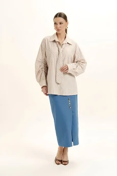 Блузка+галстук 6489 Deesses