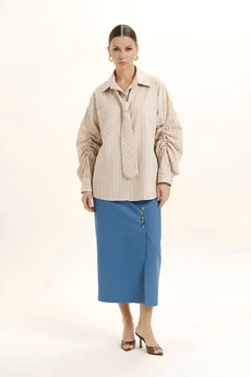 Блузка+галстук 6489 Deesses