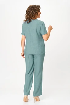 Костюм брючный 1640 мята Fortuna. Шан-Жан