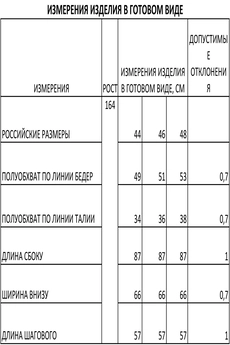 Кюлоты 292 черный FOXY FOX