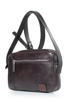 Сумка 10125 темно-коричневый + рыжий GALANTEYA