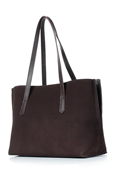 Сумка 12025 коричневый + шоколад GALANTEYA