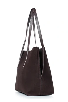 Сумка 12025 коричневый + шоколад GALANTEYA