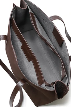 Сумка 12025 коричневый + шоколад GALANTEYA