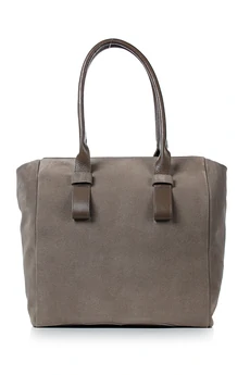 Сумка 16125 серо-коричневый + коричневый GALANTEYA