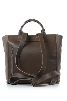 Рюкзак 17125 серо-коричневый + коричневый GALANTEYA