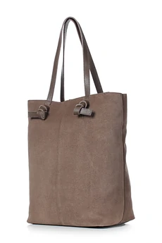 Сумка 1725 серо-коричневый + коричневый GALANTEYA