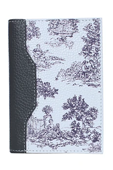 Обложка для документов 19424 белый + серый GALANTEYA