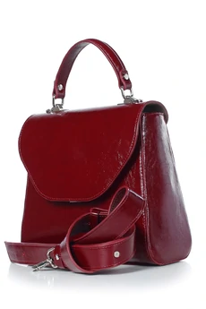 Сумка 30024 бордо + коричневый GALANTEYA