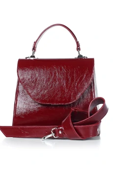 Сумка 30024 бордо + коричневый GALANTEYA