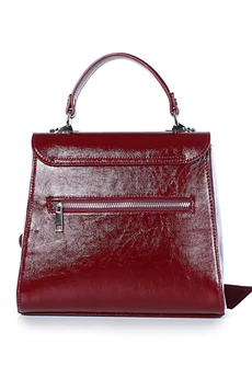 Сумка 30024 бордо + коричневый GALANTEYA