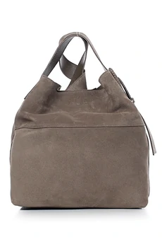 Сумка 32524 серо-коричневый + коричневый GALANTEYA