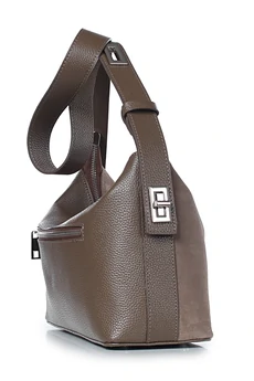 Сумка 34324 светло-коричневый + серо-коричневый GALANTEYA