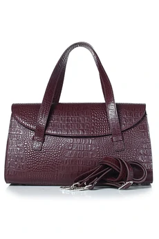 Сумка 37823 бордо + коричневый GALANTEYA