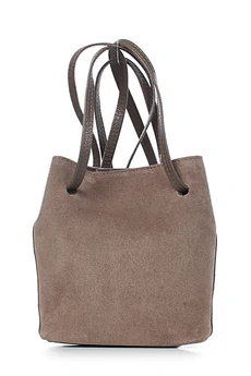 Сумка 3825 серо-коричневый + коричневый GALANTEYA