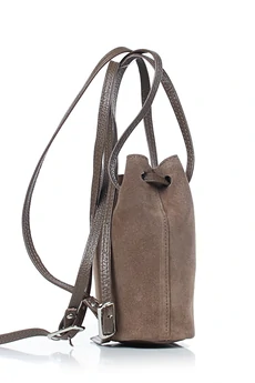 Сумка 3825 серо-коричневый + коричневый GALANTEYA