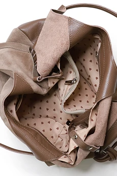 Сумка 525 светло-коричневый + серо-коричневый GALANTEYA