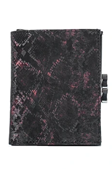 Портмоне 5717 черный + бордо GALANTEYA