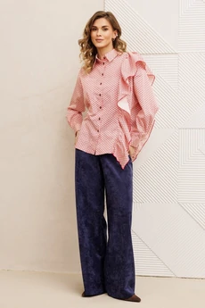 Рубашка 15317-1 бело-красный GIZART