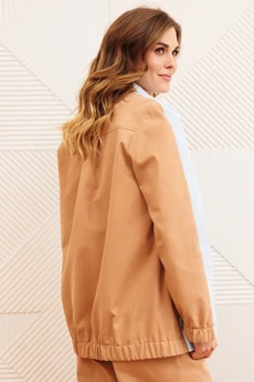 Жакет 15368 голубой + мокко мусс GIZART