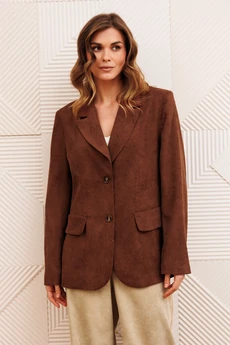 Жакет 15377 коричневый GIZART