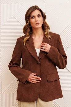 Жакет 15377 коричневый GIZART