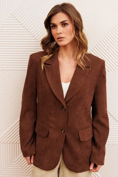 Жакет 15377 коричневый GIZART
