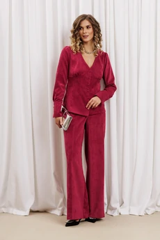 Блузка 15421 брусничный GIZART