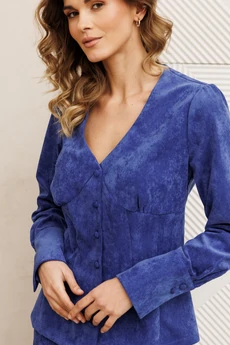 Блузка 15421 ярко синий GIZART