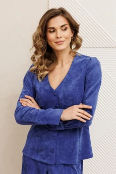 Блузка 15421 ярко синий GIZART